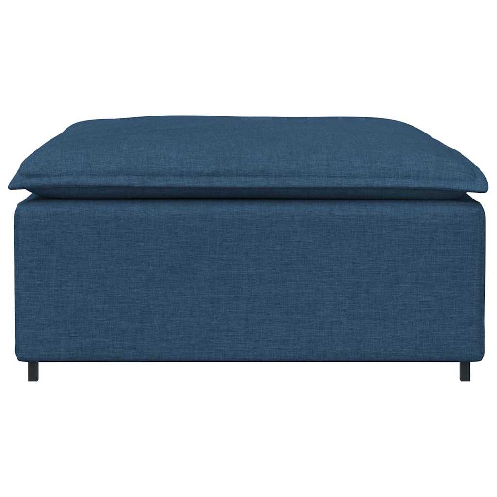 modulær sofa fodskammel modul blå 100x100x48 cm