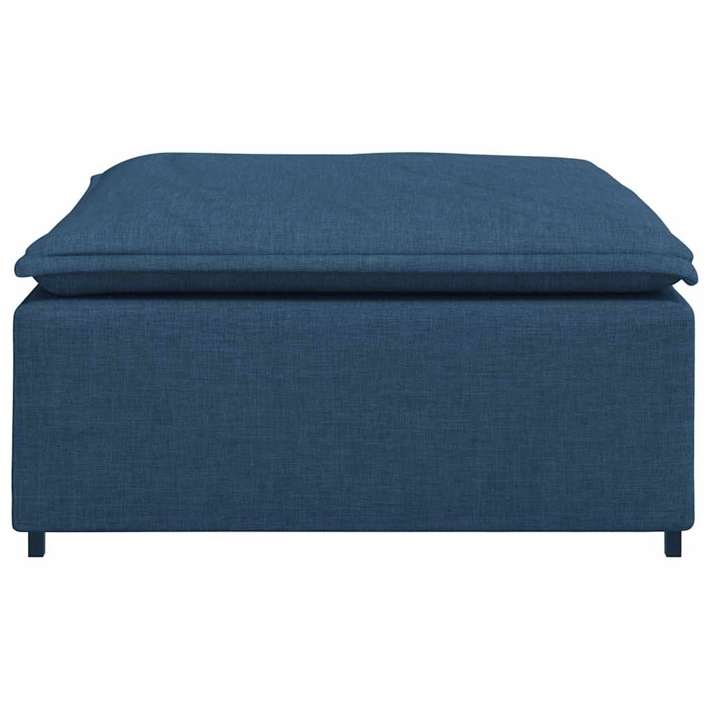 modulær sofa fodskammel modul blå 100x100x48 cm