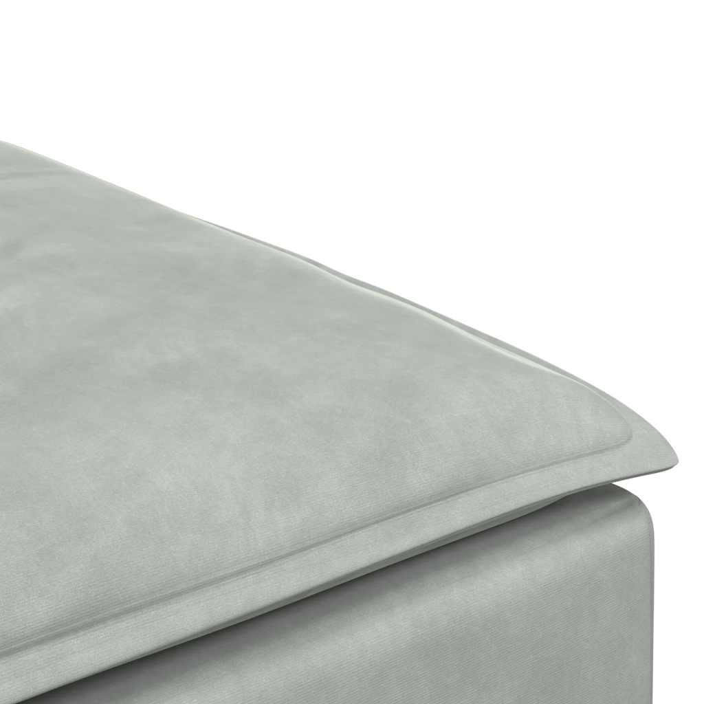 modulær sofa fodskammel modul 100x100x48 cm lysegrå