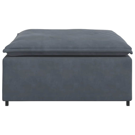 modulær sofa fodskammel modul 100x100x48 cm mørkegrå
