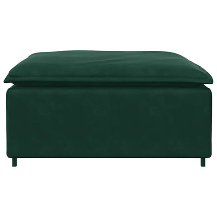 modulær sofa fodskammel modul 100x100x48 cm mørkegrøn