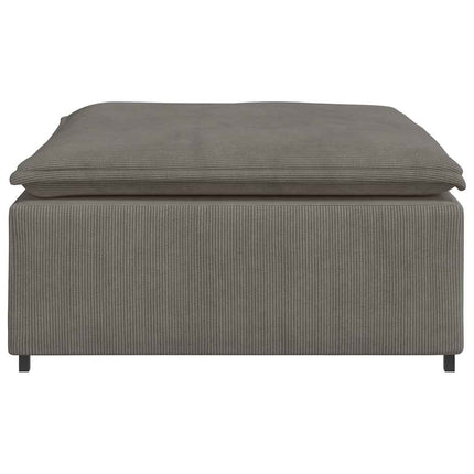 modulær sofa fodskammel modul 100x100x48 cm lysegrå