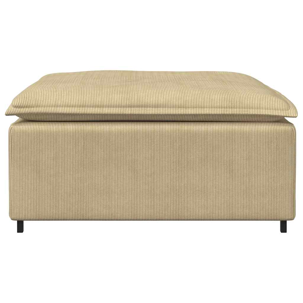 modulær sofa fodskammel modul 100x100x48 cm grågrøn