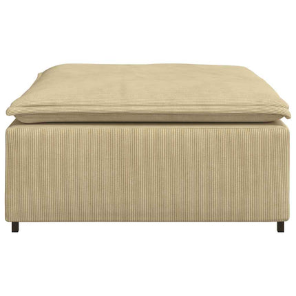 modulær sofa fodskammel modul 100x100x48 cm grågrøn