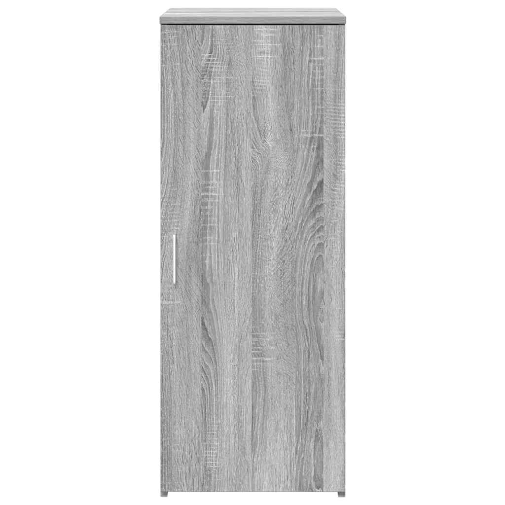 skab 40x45x103,5 cm konstrueret træ grå sonoma-eg