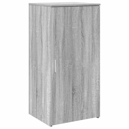 opbevaringsskab 50x45x103,5 cm konstrueret træ grå sonoma-eg