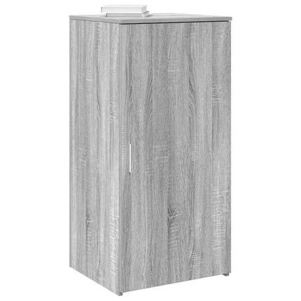 opbevaringsskab 50x45x103,5 cm konstrueret træ grå sonoma-eg