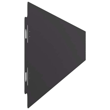 plænekanter 10 stk. 10x103 cm koldvalset stål sort