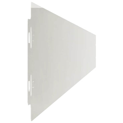 plænekanter 10 stk. 10x103 cm rustfrit stål