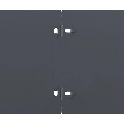 plænekanter 10 stk. 15x103 cm koldvalset stål antracit