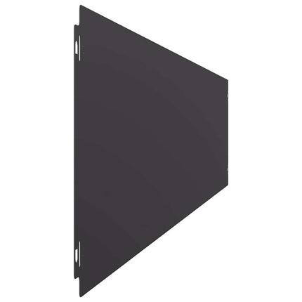 plænekanter 10 stk. 20x103 cm koldvalset stål sort
