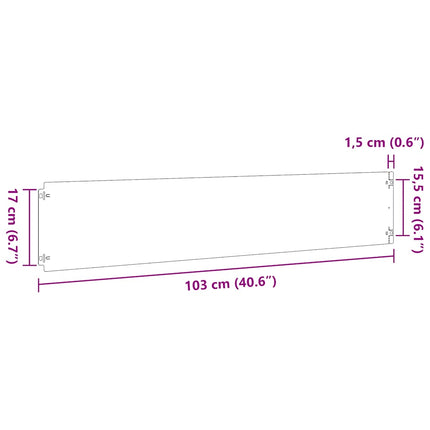 plænekanter 10 stk. 20x103 cm koldvalset stål sort