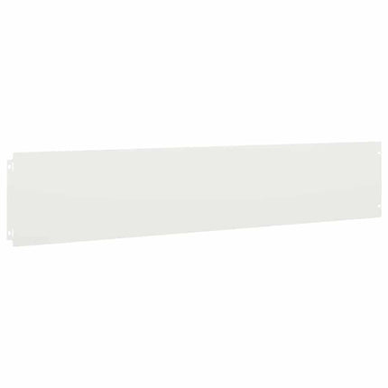 plænekanter 10 stk. 20x103 cm koldvalset stål hvid