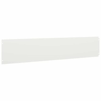 plænekanter 10 stk. 20x103 cm koldvalset stål hvid