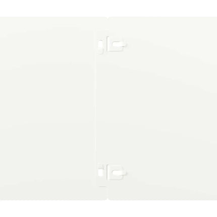 plænekanter 10 stk. 20x103 cm koldvalset stål hvid