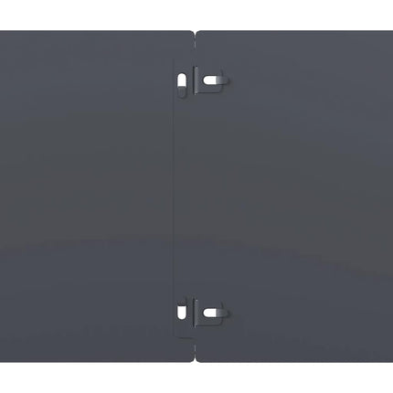 plænekanter 10 stk. 20x103 cm koldvalset stål antracit