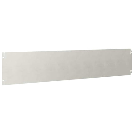 plænekanter 10 stk. 20x103 cm rustfrit stål