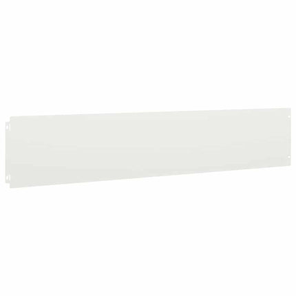 plænekanter 30 stk. 20x103 cm koldvalset stål hvid