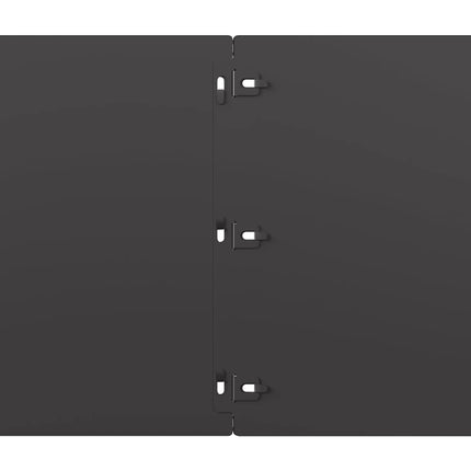 plænekanter 10 stk. 25x103 cm koldvalset stål sort