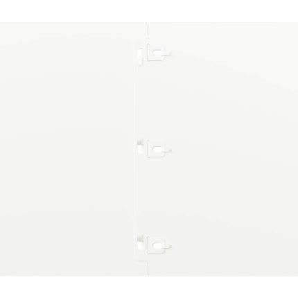 plænekanter 10 stk. 25x103 cm koldvalset stål hvid