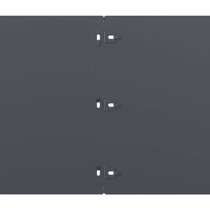 plænekanter 10 stk. 25x103 cm koldvalset stål antracit