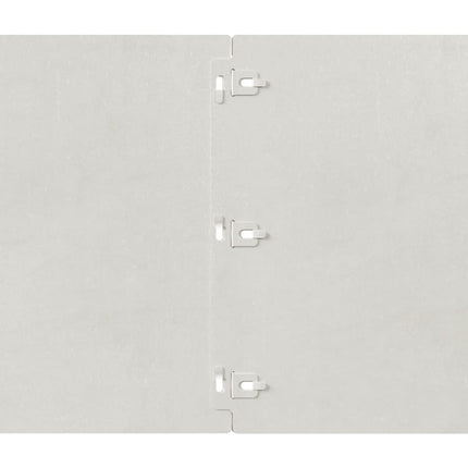 plænekanter 10 stk. 25x103 cm rustfrit stål