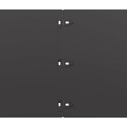 plænekanter 20 stk. 25x103 cm koldvalset stål sort