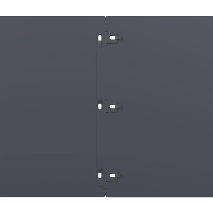plænekanter 20 stk. 25x103 cm koldvalset stål antracit