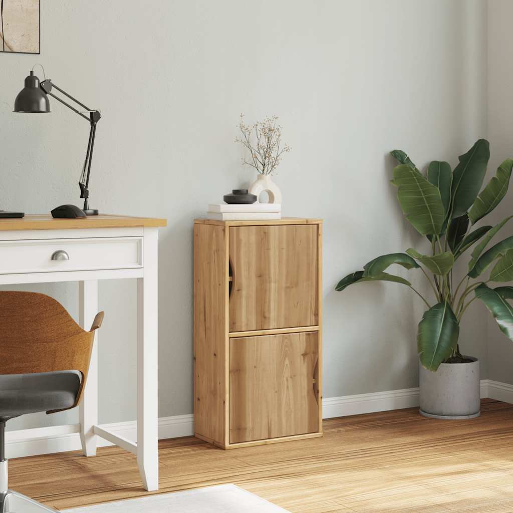 sideskab ODDA 40x24x79 cm massivt fyrretræ