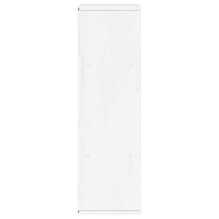 sideskab ODDA med skuffe 40x24x79 cm massivt fyrretræ hvid