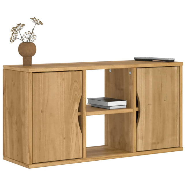 TV-skab ODDA 79x24x40 cm massivt fyrretræ