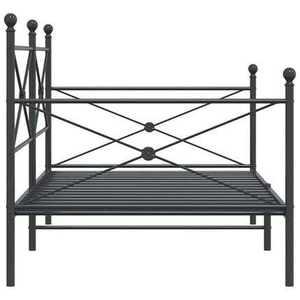 daybed uden madras 107x203 cm stål sort