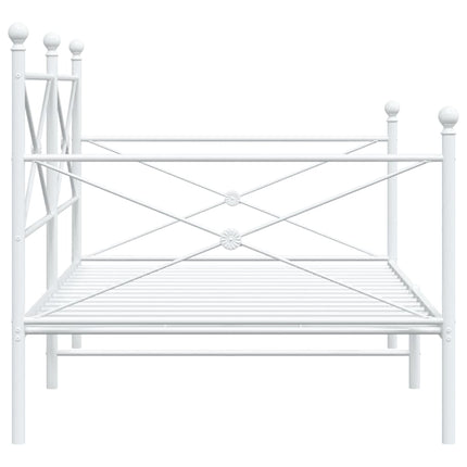 daybed uden madras 100x200 cm stål hvid