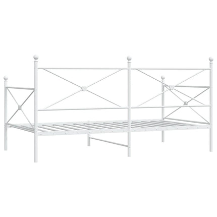 daybed uden madras 100x200 cm stål hvid