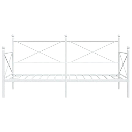 daybed uden madras 107x203 cm stål hvid