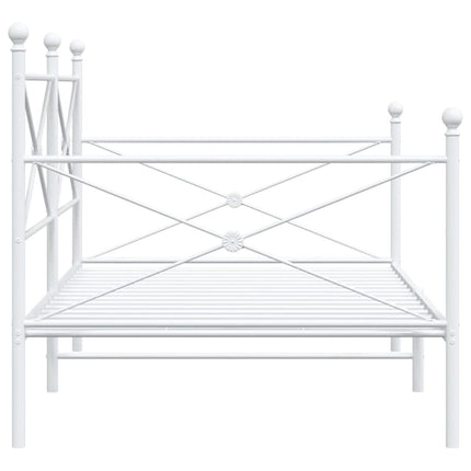 daybed uden madras 107x203 cm stål hvid