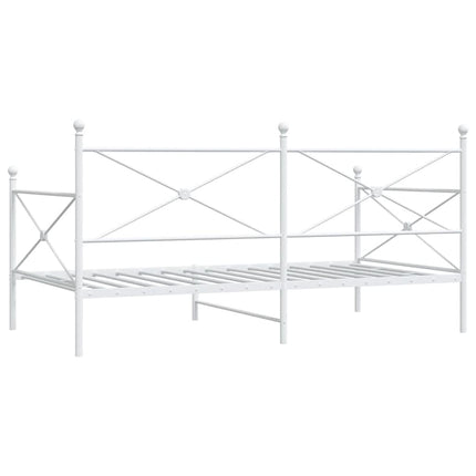 daybed uden madras 107x203 cm stål hvid