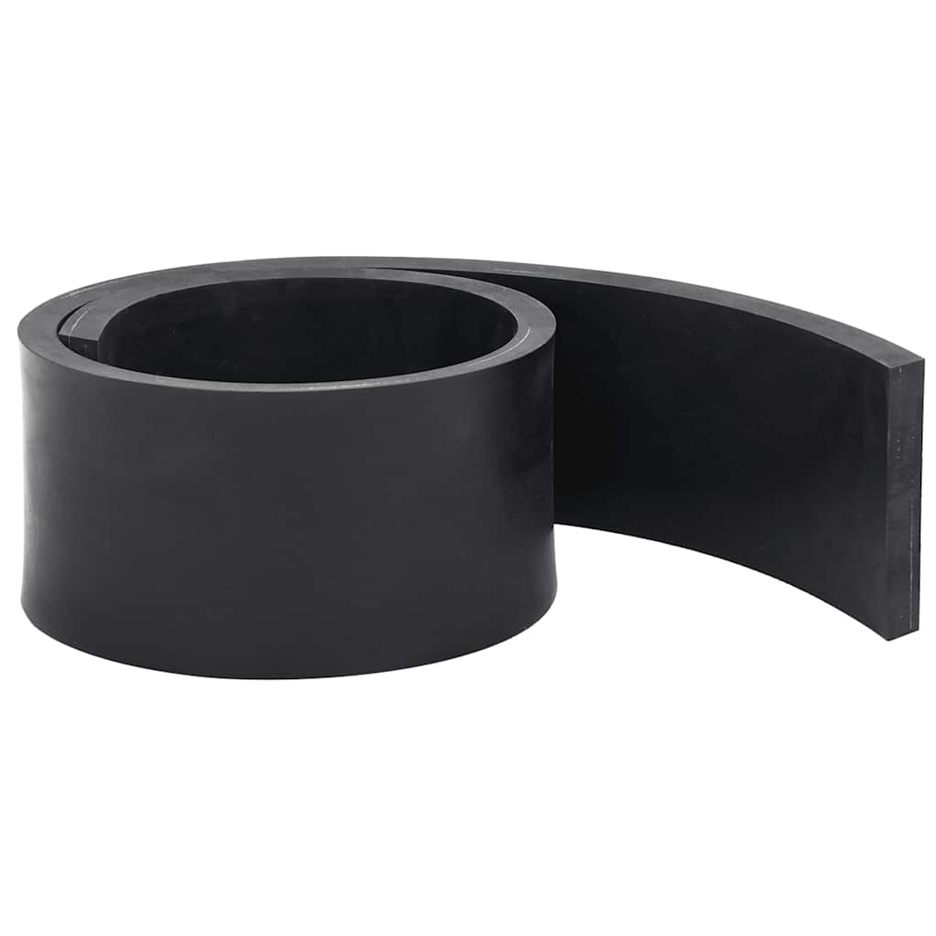 gummikant til sneplov 120x8x1 cm sort