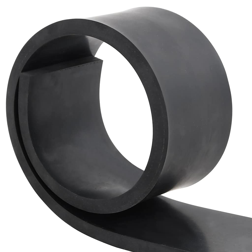 gummikant til sneplov 120x8x1 cm sort