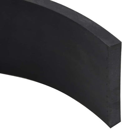 gummikant til sneplov 150x8x1 cm sort