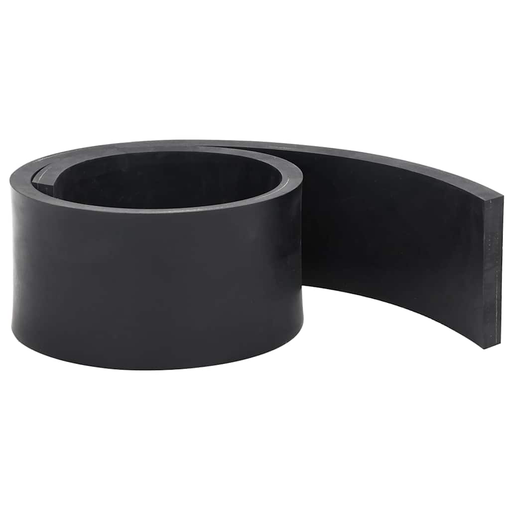 gummikant til sneplov 80x10x1 cm sort