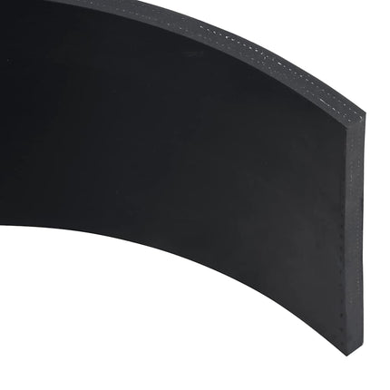 gummikant til sneplov 100x15x1 cm sort