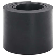 gummikant til sneplov 150x15x1 cm sort