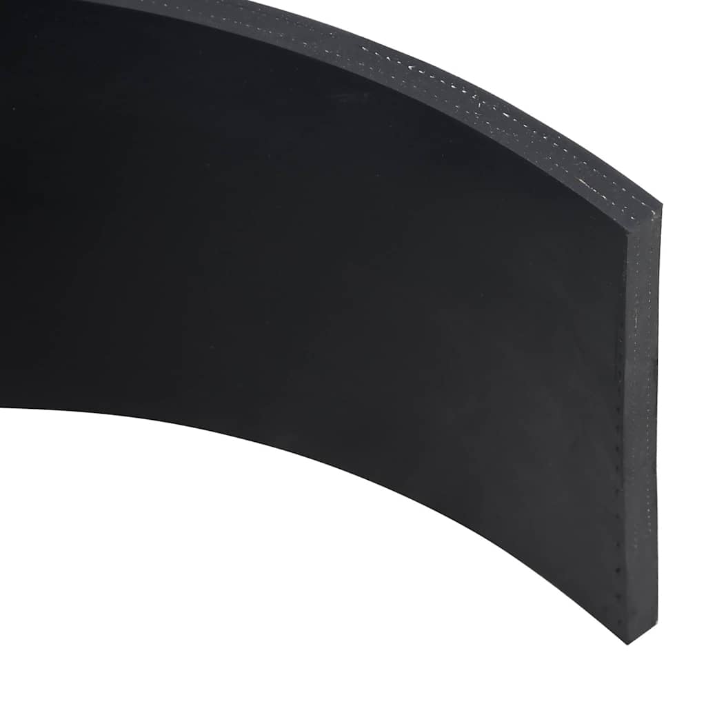 gummikant til sneplov 150x15x1 cm sort