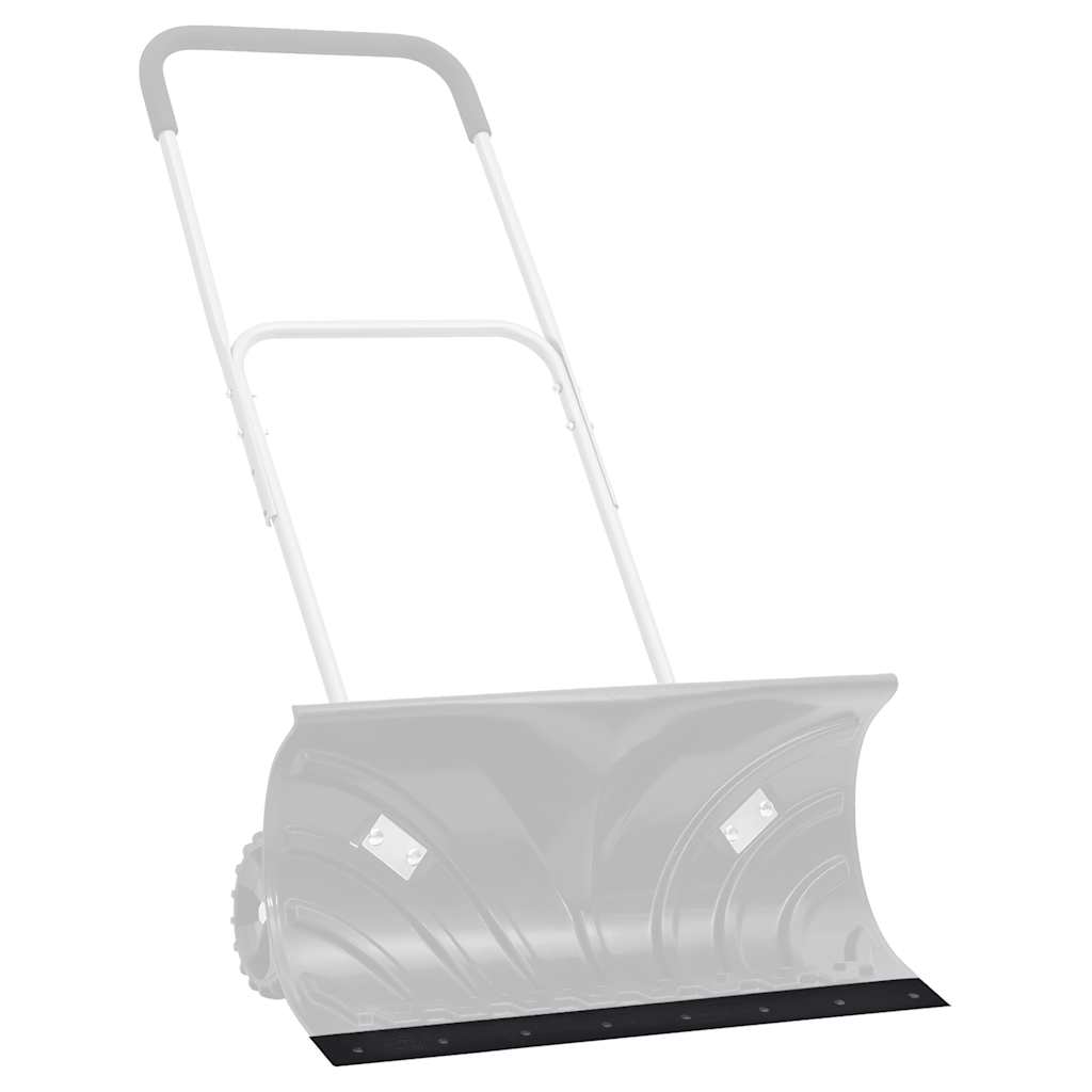 gummikant til sneplov 150x15x1 cm sort