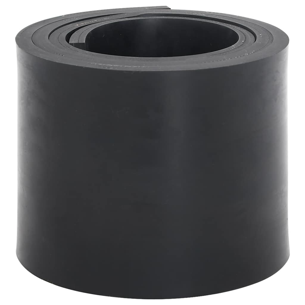 gummikant til sneplov 200x15x1 cm sort