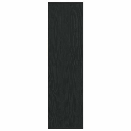 bogreol 34x31x112 cm konstrueret træ sort
