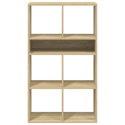 bogreol 66x31x112 cm konstrueret træ sonoma-eg
