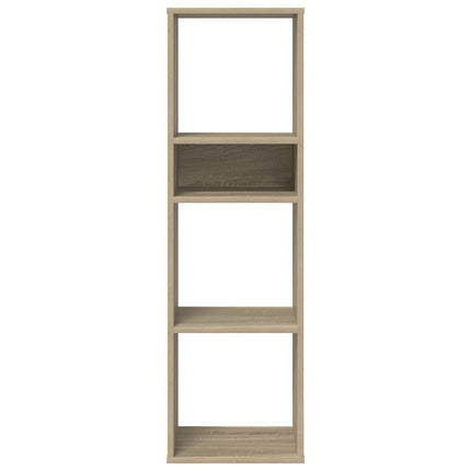 bogreol 34x31x112 cm konstrueret træ sonoma-eg