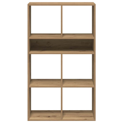 bogskab 66x31x112 cm konstrueret træ kunsteg